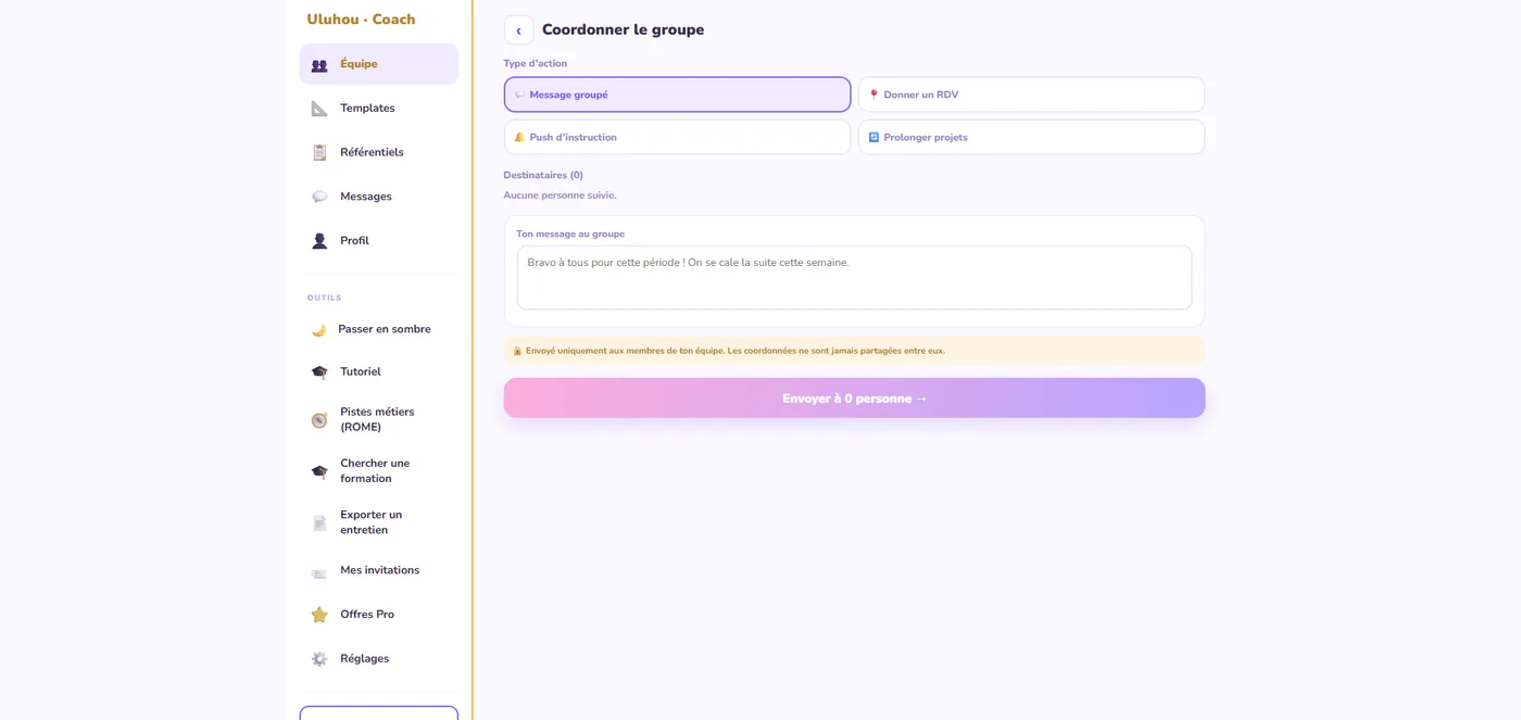 Réglages avancés du projet