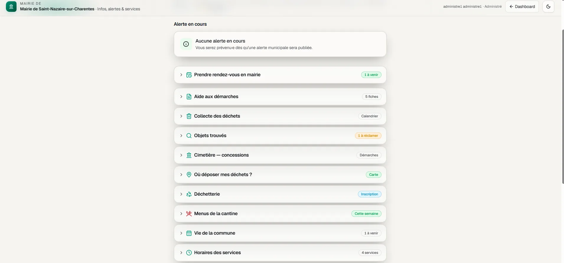 Vision Pro Collectivité — infos, alertes & services